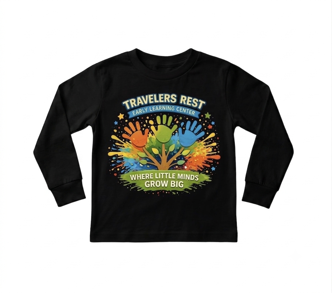 Handprint Tee with long sleeve - Adult Plus sizes
