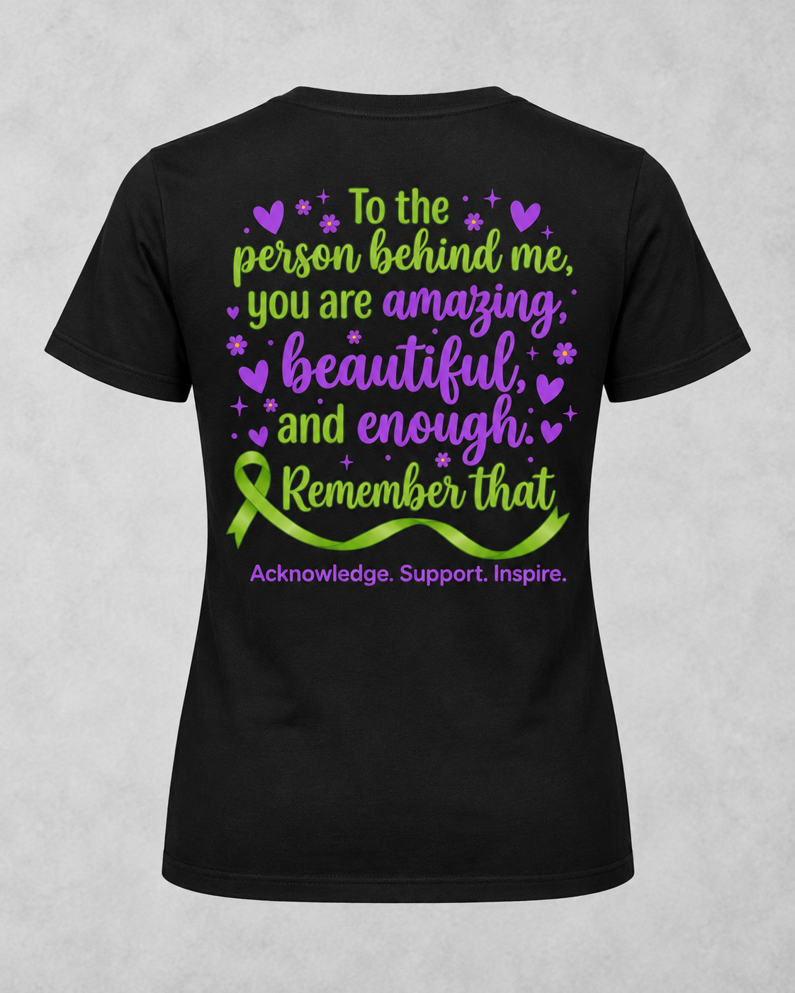 To the person behind me - Adult sizes