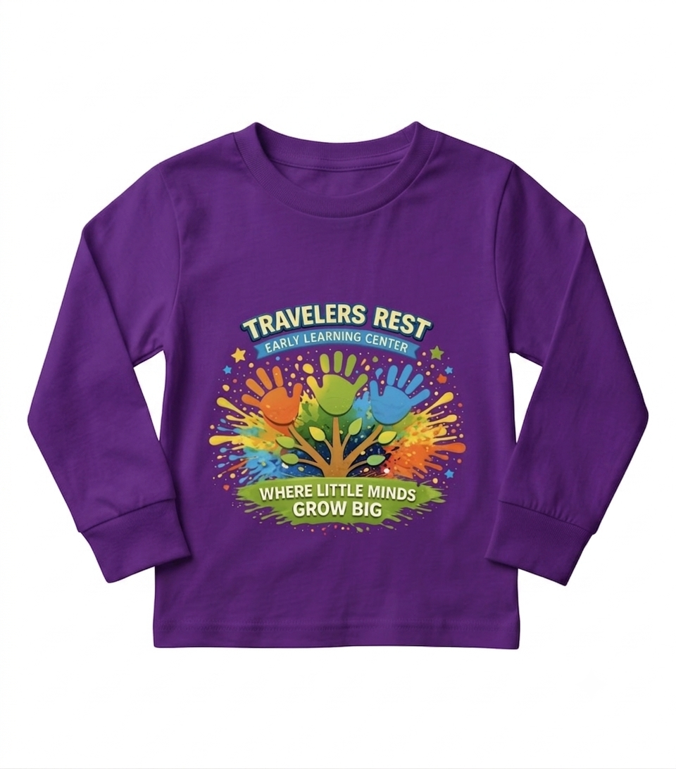 Handprint Tee with long sleeve - Youth sizes