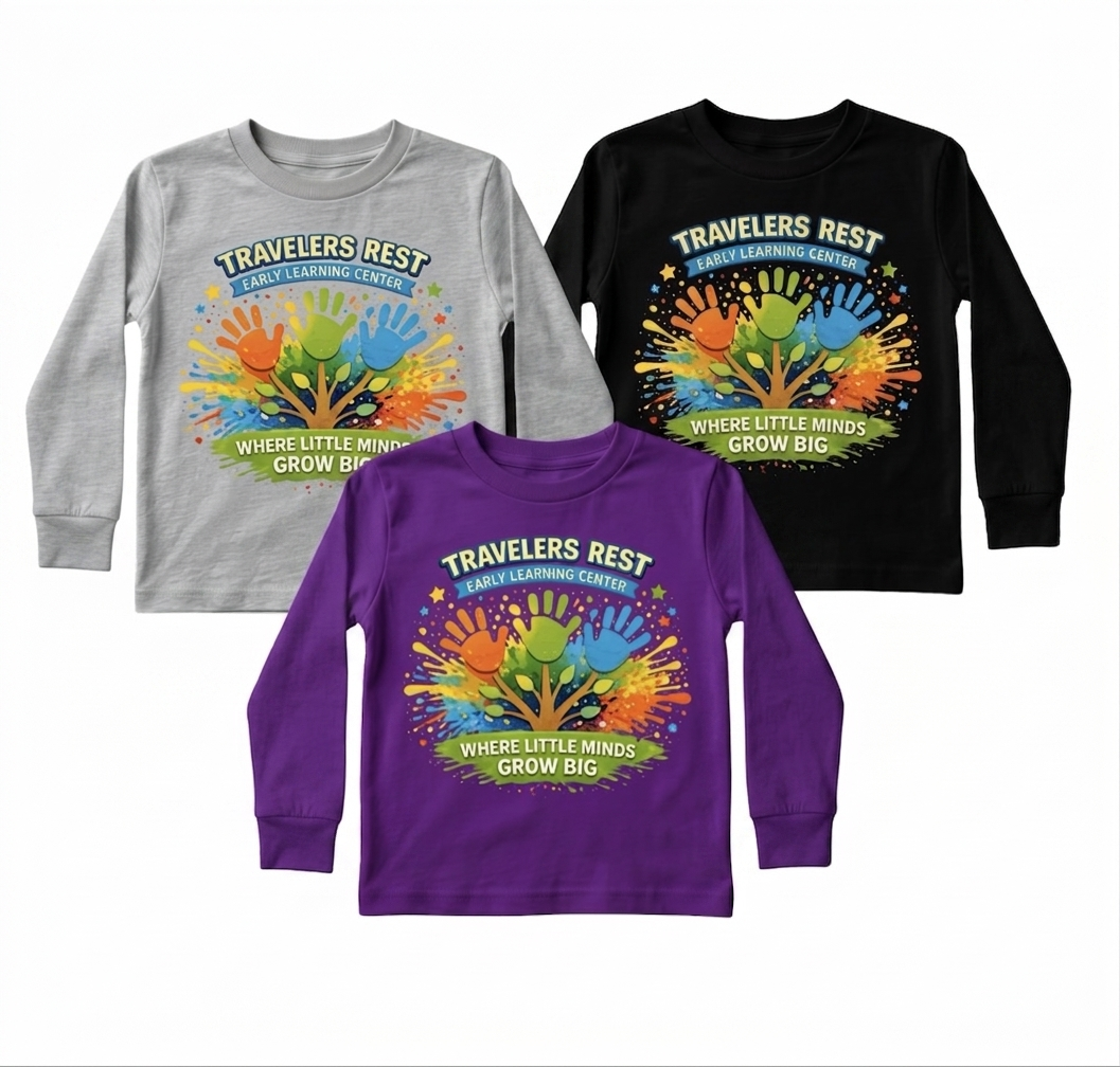 Handprint Tee with long sleeve - Youth sizes