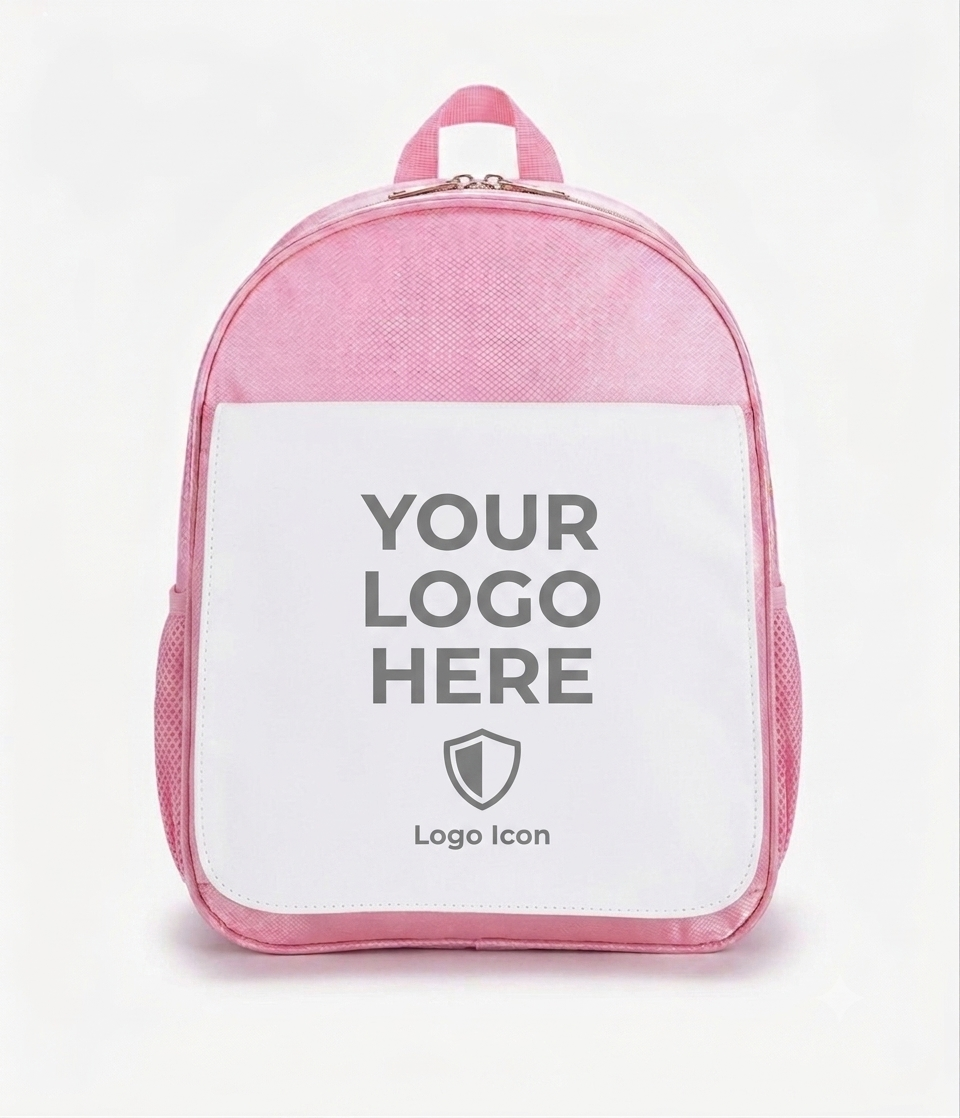 Custom Pink Book Bag – Personalized School Backpack for Girls