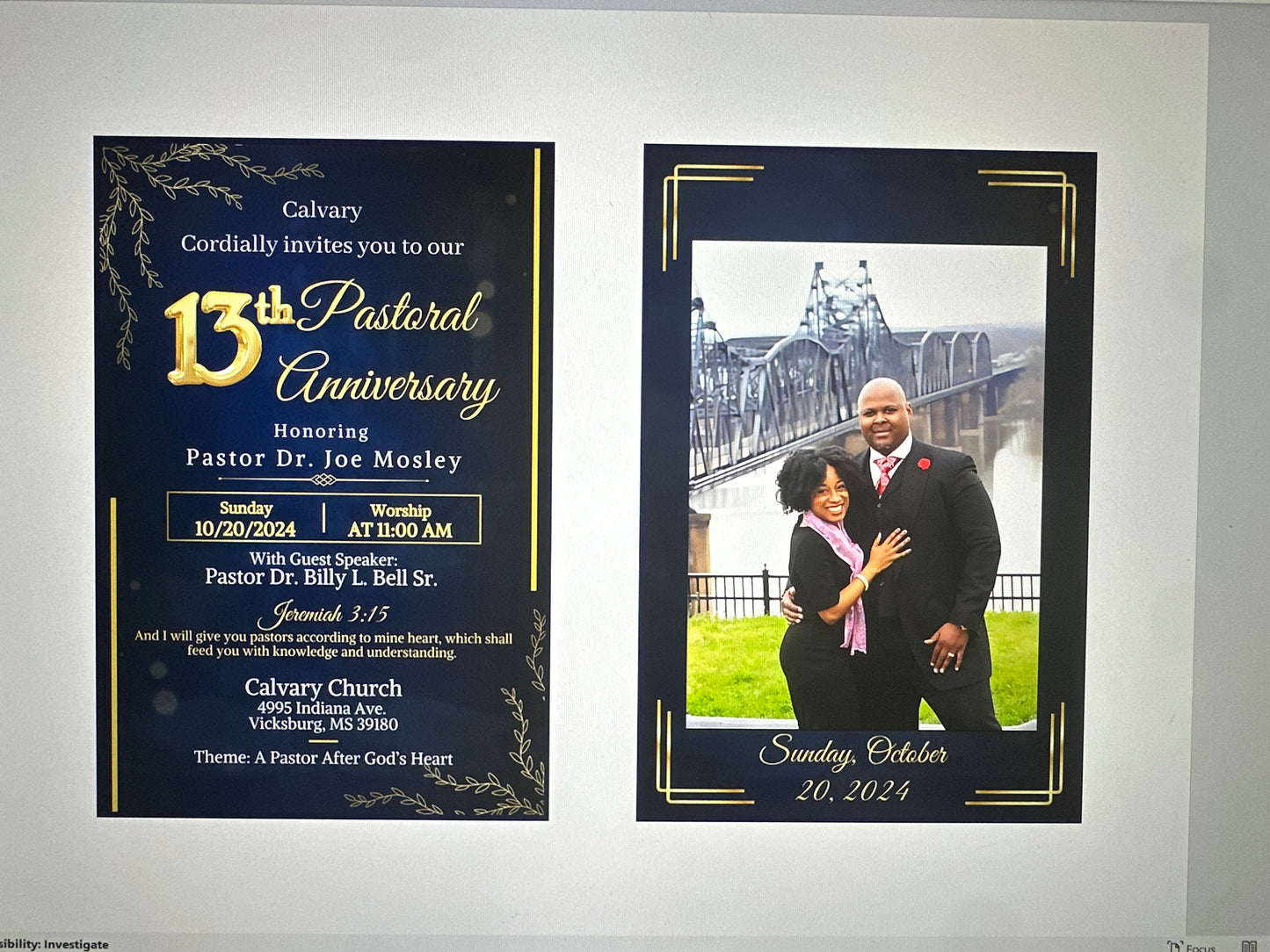 50 4" x 6" Invitations